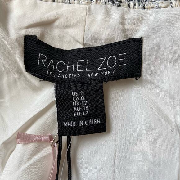Rachel Zoe Tweed Blazer Size 8 - Picture 9 of 11
